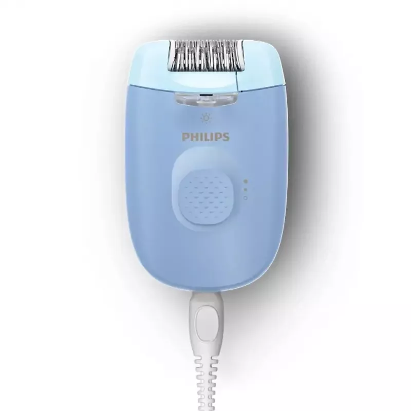 Epilaator Philips BRE247/00 Series 4000 — kahe võimsustasemega, pardlipea, massaažifunktsioon, sinine