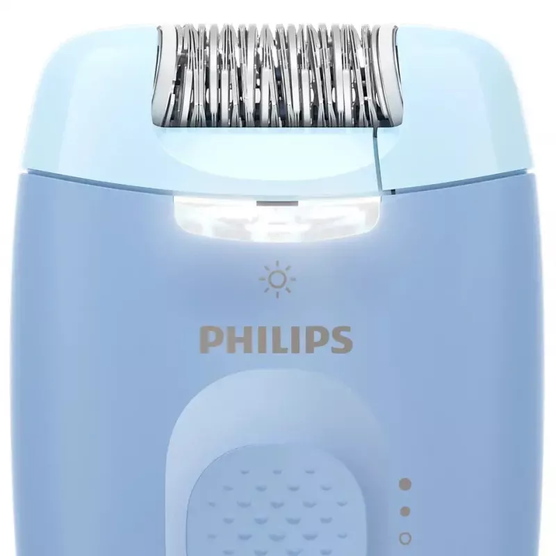 Epilaator Philips BRE247/00 Series 4000 — kahe võimsustasemega, pardlipea, massaažifunktsioon, sinine