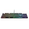 Juhtmega mänguklaviatuur TRUST GXT 871 Zora — täissuuruses QWERTY US, RGB, N-key rollover, 104 klahvi, alumiinium, USB-A, 1,8 m