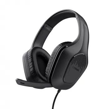 Trust GXT 415 Zirox Peakomplekt Juhtmega Peapael Mängimine Must
