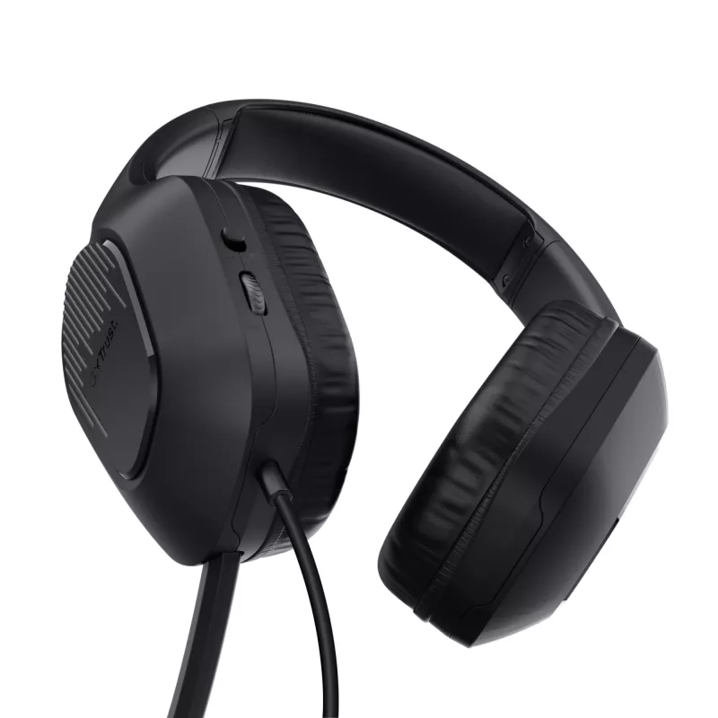 Trust GXT 415 Zirox Peakomplekt Juhtmega Peapael Mängimine Must