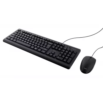Trust Primo klaviatuur kaasasoleva hiirega universaalne USB QWERTY US English must