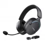 Trust GXT 491 Fayzo Peakomplekt Juhtmega ja juhtmevaba Peapael Mängimine USB USB-C Bluetooth Must