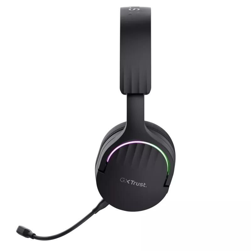 Trust GXT 491 Fayzo Peakomplekt Juhtmega ja juhtmevaba Peapael Mängimine USB USB-C Bluetooth Must
