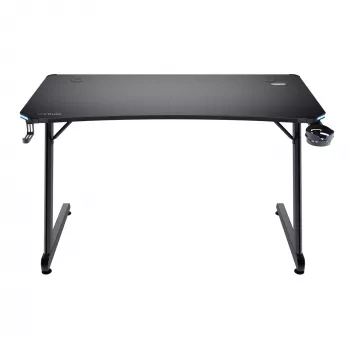 Ristkülikukujuline laud TRUST GXT 709 LUMINUS must 1200x600x740 mm