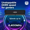 MICRON / CRUCIAL Mälu - Crucial Pro - DDR5-6000 UDIMM - OC Gaming - 64GB komplekt (32GBx2) - Must