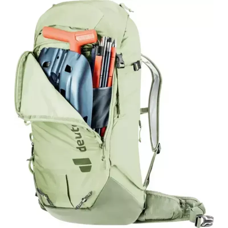 Deuter Freescape Lite 24 L raamita suusamatka seljakott, laimiroheline