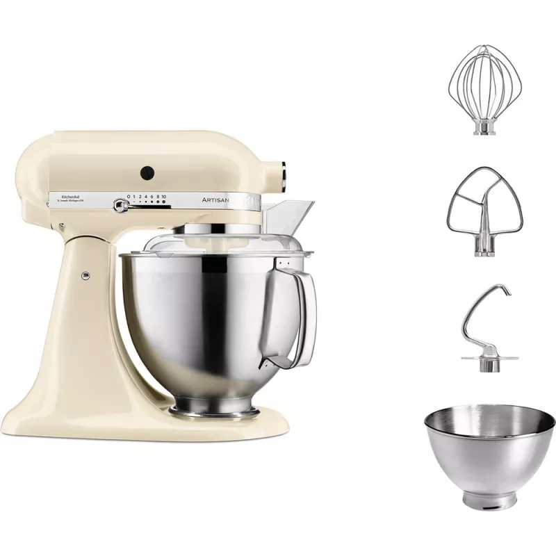 KitchenAid Artisan 5KSM185PS köögikombain 300 W 4,8 L Cream