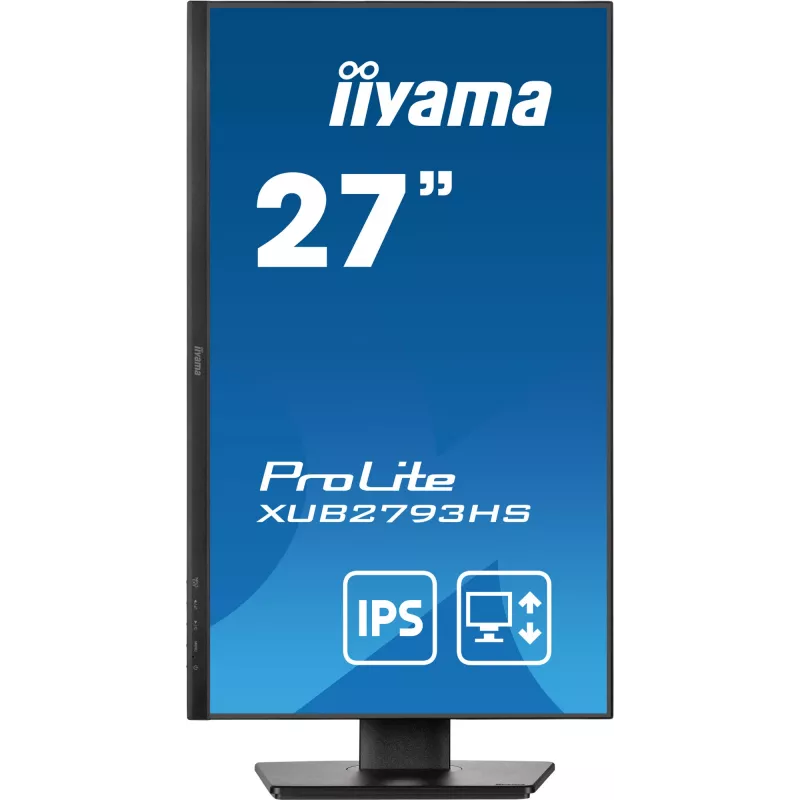 iiyama ProLite XUB2793HS-B7 arvutimonitor 68,6 cm (27 tolli) 1920 x 1080 pikslit Full HD LED must