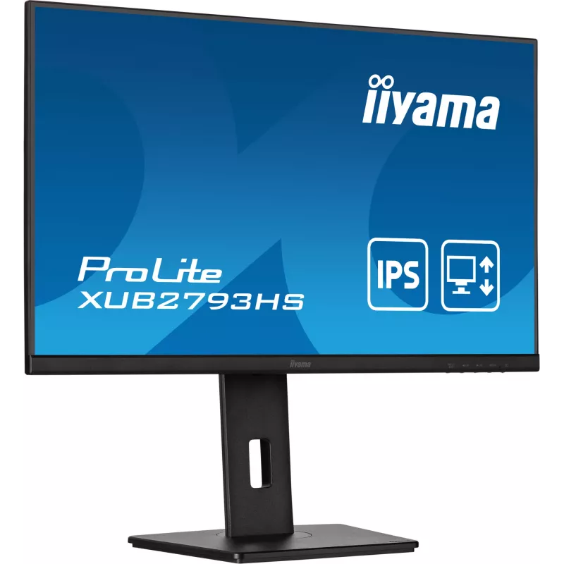 iiyama ProLite XUB2793HS-B7 arvutimonitor 68,6 cm (27 tolli) 1920 x 1080 pikslit Full HD LED must