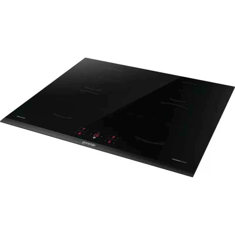Induktsioonpliit Gorenje GI6401BCE — sisseehitatav 59,5 cm, 4-tsooniline klaaskeraamiline, puutetundlik juhtimine, 220–240 V