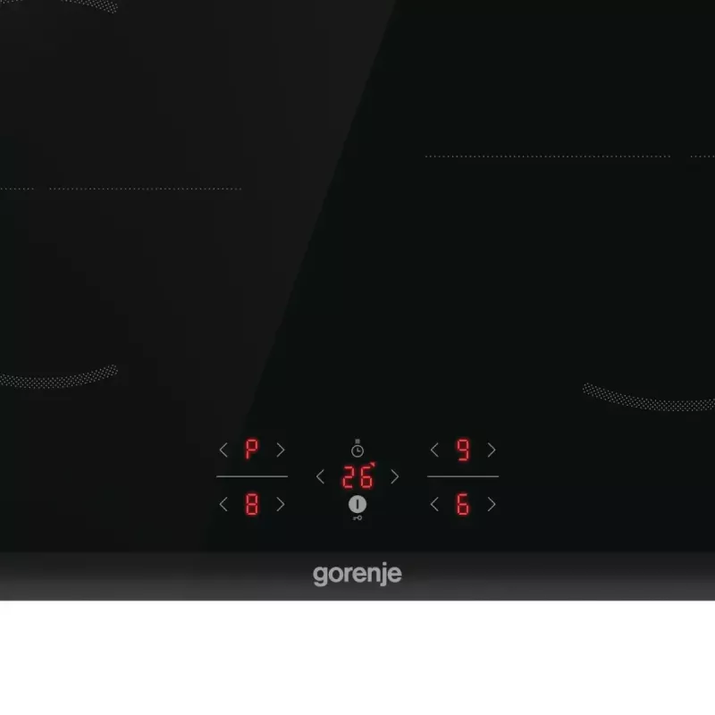 Induktsioonpliit Gorenje GI6401BCE — sisseehitatav 59,5 cm, 4-tsooniline klaaskeraamiline, puutetundlik juhtimine, 220–240 V
