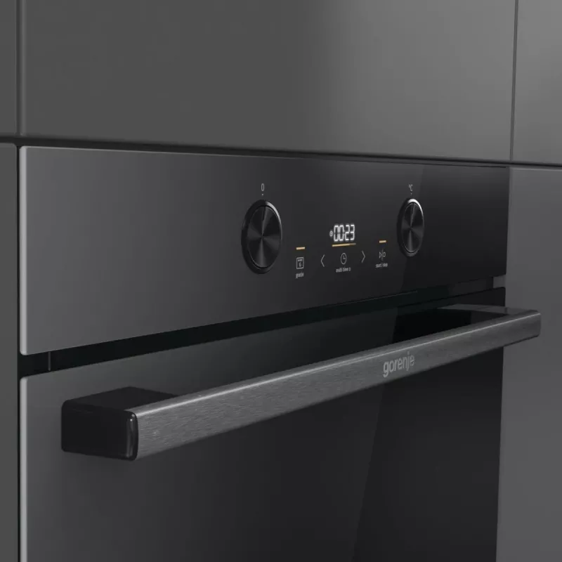 Sisseehitatud elektriahi Gorenje G400 BPS6737E04DBG, 77 L, 3500 W, puutetundlik juhtimine, pürolüütiline, must