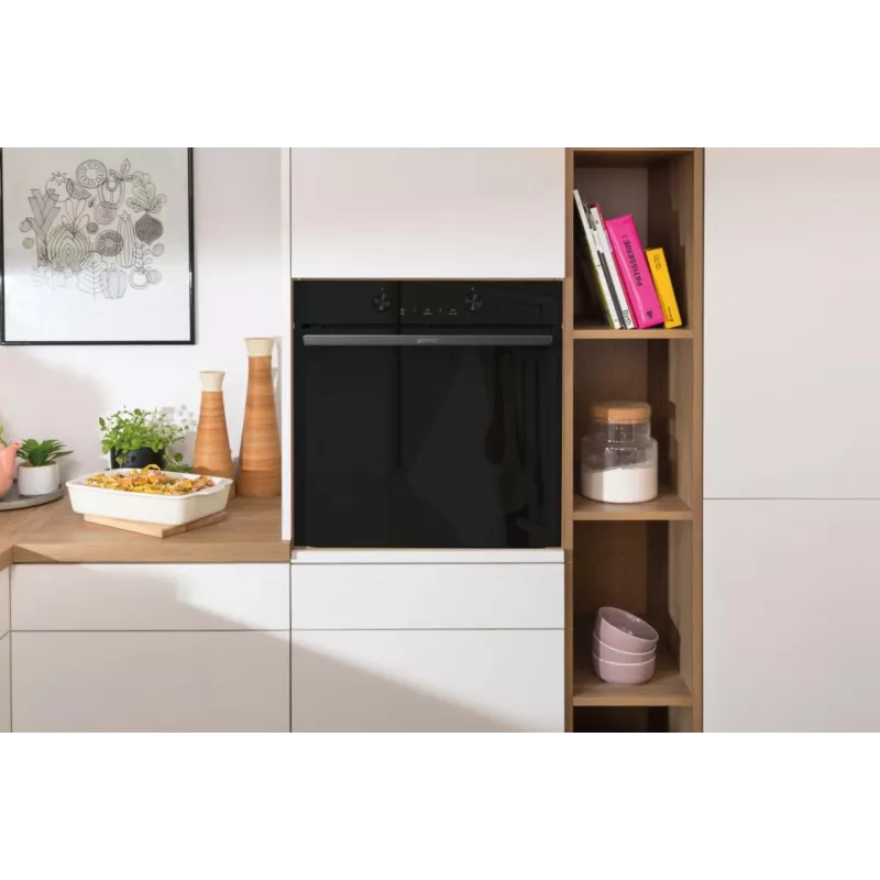 Sisseehitatud elektriahi Gorenje G400 BPS6737E04DBG, 77 L, 3500 W, puutetundlik juhtimine, pürolüütiline, must