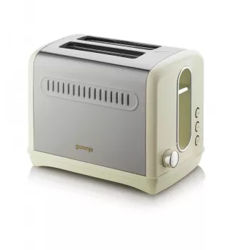 Röster Gorenje T1100CLI 2-viiluline 1100 W Šampanja, 6 pruunistusastet, sulatus- ja taassoojendusfunktsioon