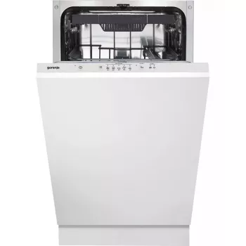 Täississeehitatav nõudepesumasin Gorenje GV520E10S, kitsas 45 cm, 11 kohaseadet, 47 dB, roostevabast terasest vanni, AquaStop