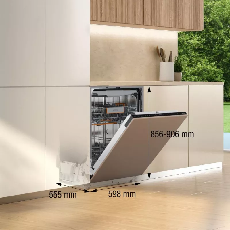 Sisseehitatud nõudepesumasin Gorenje GV663B65XXL — roostevaba teras, 60 cm, 14 katet, 6 programmi, 38 dB
