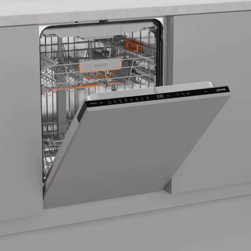 Sisseehitatud nõudepesumasin Gorenje GV663B65XXL — roostevaba teras, 60 cm, 14 katet, 6 programmi, 38 dB
