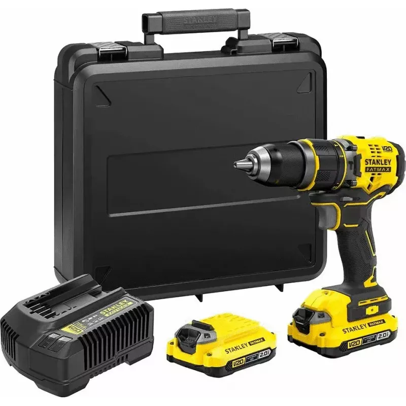 Stanley FATMAX SFMCD721D2K akutrell 18 V, 2 akut à 2,0 Ah, koos kohvriga