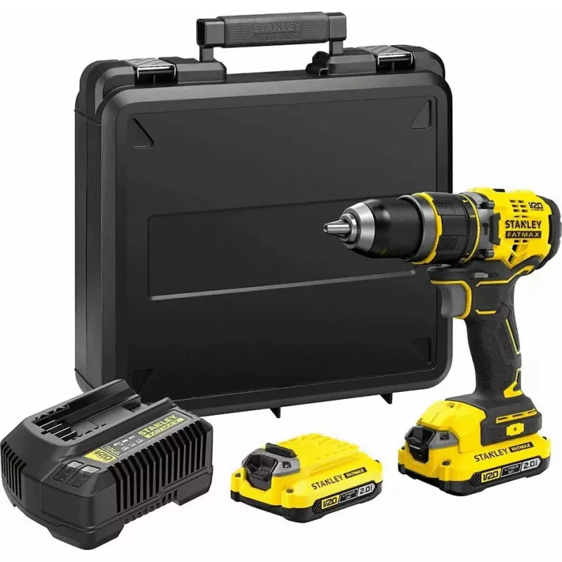 Stanley FATMAX SFMCD721D2K akutrell 18 V, 2 akut à 2,0 Ah, koos kohvriga