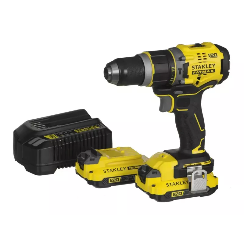 Stanley FATMAX SFMCD721D2K akutrell 18 V, 2 akut à 2,0 Ah, koos kohvriga