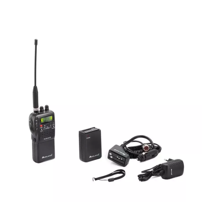 Midland C1267 kahesuunaline raadio 40 kanalit 26.565 - 27.99125 MHz Must