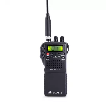 Midland C1267 kahesuunaline raadio 40 kanalit 26.565 - 27.99125 MHz Must