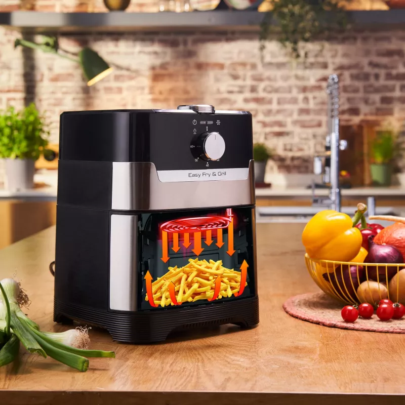 Tefal Easy Fry Grill & Steam FW2018 Single eraldiseisev 1700 W kuumaõhufritüür Must