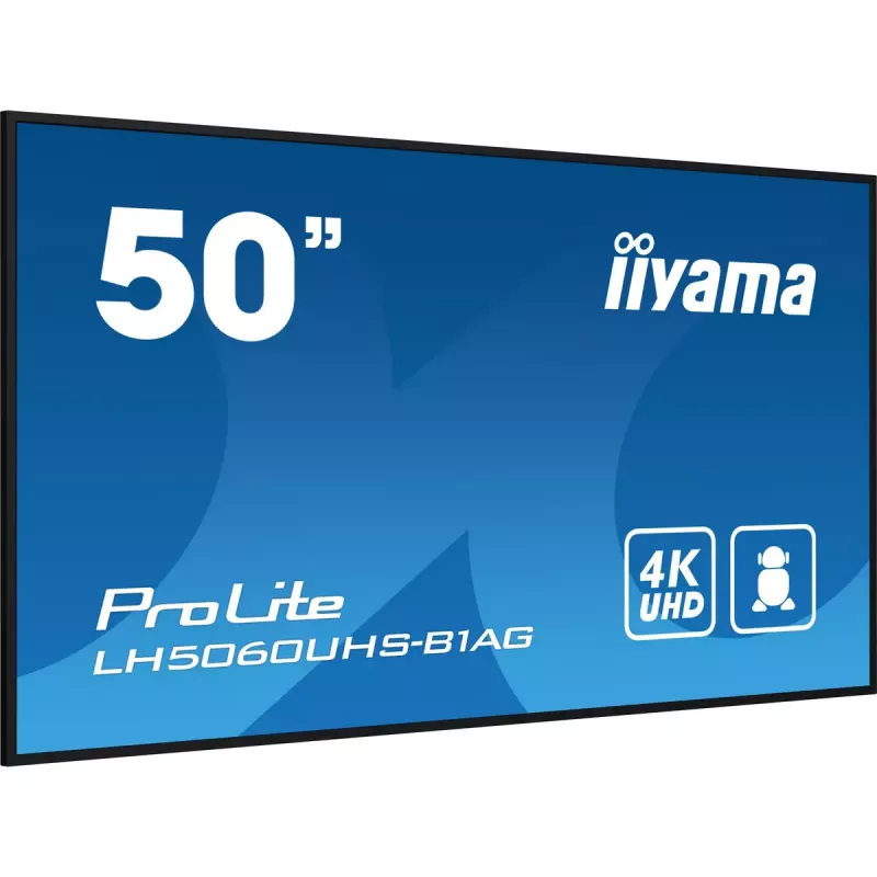 Digitaalne tahvel iiyama LH5060UHS-B1AG 49.5 tolli LED 4K Ultra HD 3840 x 2160