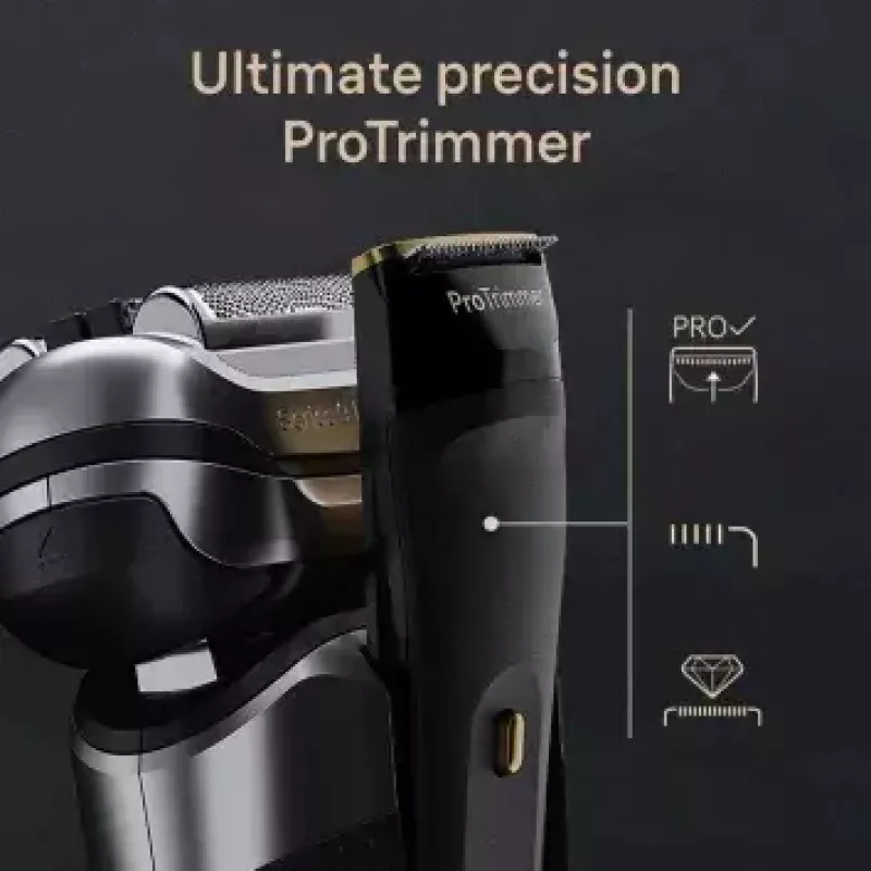 Braun Series 9 Pro+ 9525s märg ja kuiv fooliumhabemenuga Trimmer Metallik