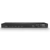 Lindy 4 pordiga HDMI 18G splitter heli ja vähendamisfunktsiooniga