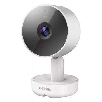 D-Link 2K QHD sise Wi-Fi kaamera DCS-8350LH, IP turvakaamera, siseruumides, juhtmega ja juhtmevaba, Amazon Alexa ja Google Assistant, lauale, valge
