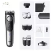 Braun BeardTrimmer 9 BT9560 Aku 52 2 cm Märg ja kuiv Must, Hall