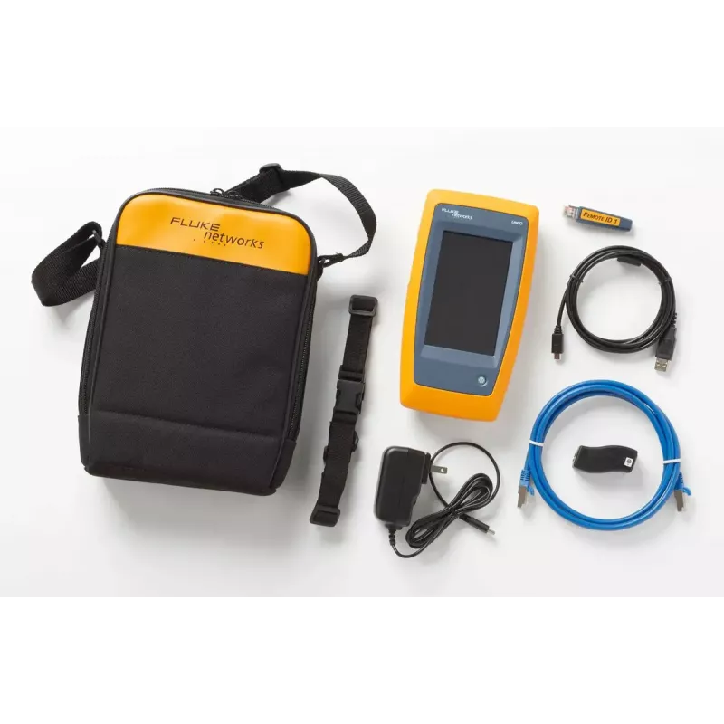 Keerdpaarikaabli tester Fluke LIQ-100 RJ-45/USB toega, max pikkus 305 m, 6400 mAh Li-Ion aku