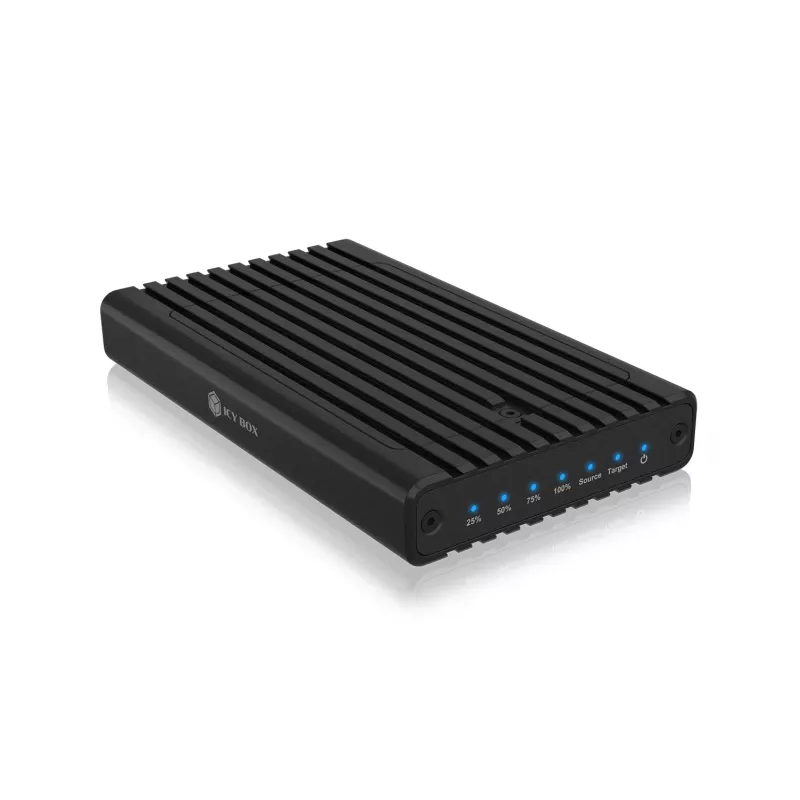 ICY BOX IB-2817MCL-C31 SSD-korpus Must M.2 USB-toitega