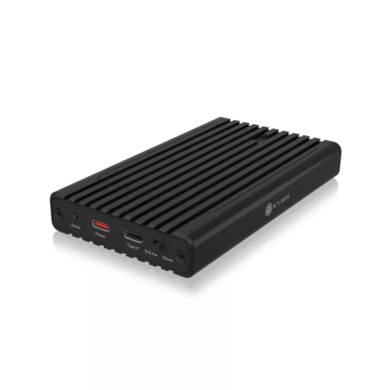 ICY BOX IB-2817MCL-C31 SSD-korpus Must M.2 USB-toitega