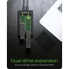ICY BOX IB-2817MCL-C31 SSD-korpus Must M.2 USB-toitega