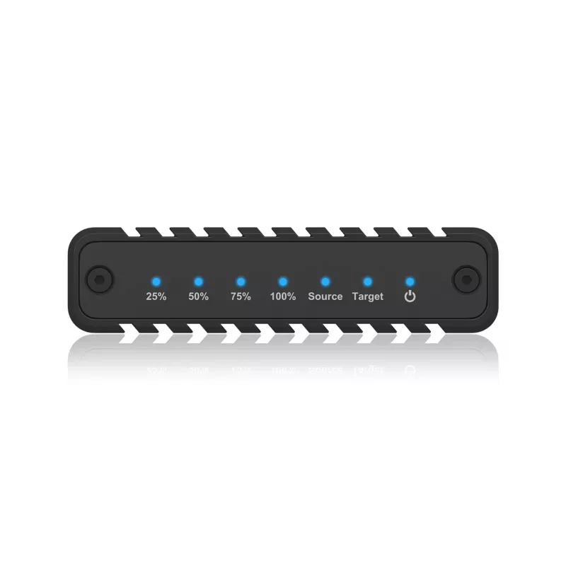 ICY BOX IB-2817MCL-C31 SSD-korpus Must M.2 USB-toitega