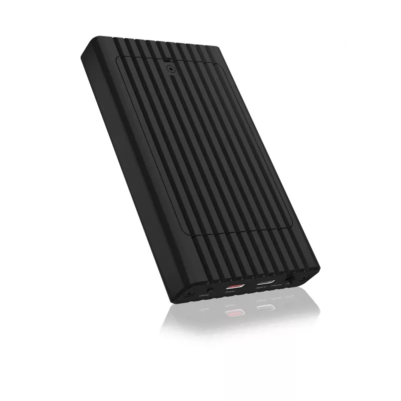 ICY BOX IB-2817MCL-C31 SSD-korpus Must M.2 USB-toitega
