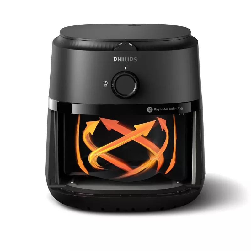 Philips 1000 series NA120/00 fritüür Üksik 4,2 L Eraldiseisev 1500 W Kuumõhufritüür Must