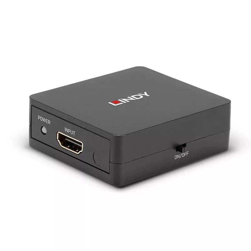 Lindy 2 pordiga HDMI 18G jaotur, kompaktne