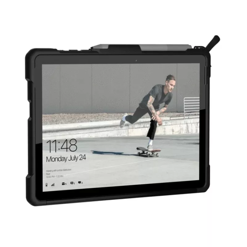 URBAN ARMOR GEAR kõva ümbris Surface Go Metropolis must