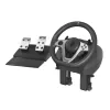GENESIS Seaborg 400 Must, Silver USB rool + pedaalid Nintendo Switch, PC, PlayStation 4, Playstation 3, Xbox 360, Xbox One, Xbox One S, Xbox One X