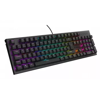 GENESIS Thor 303 klaviatuur mängimiseks USB QWERTZ Saksa must mehaaniline RGB