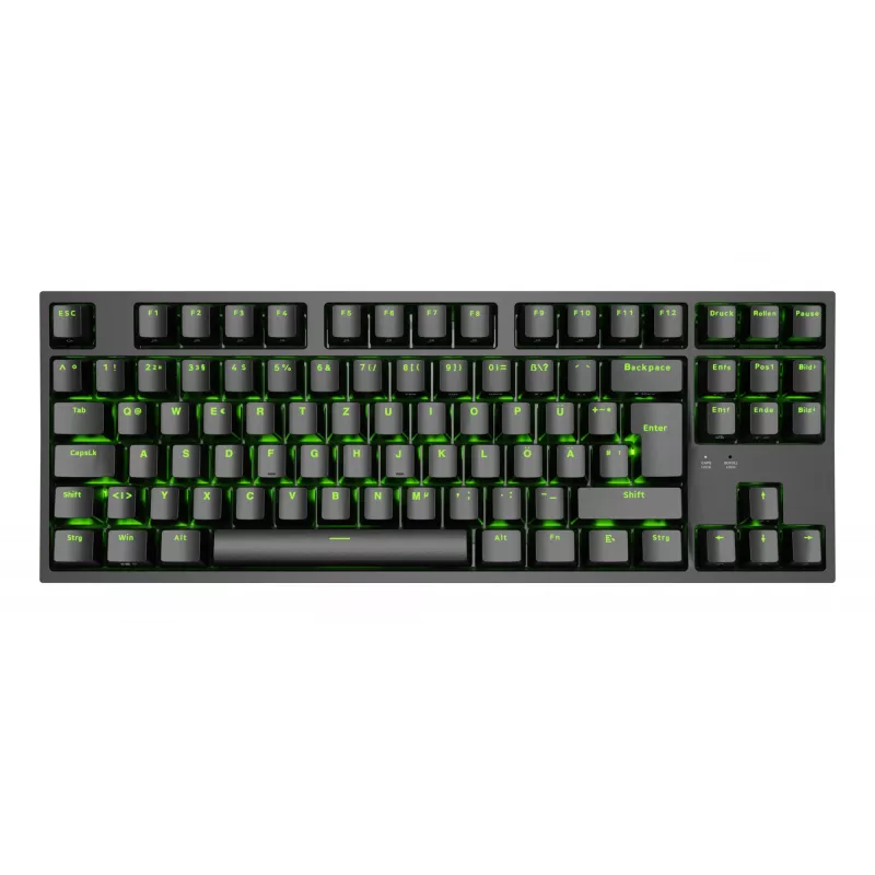 GENESIS Thor 404 TKL klaviatuur Gaming USB QWERTZ Saksa Must