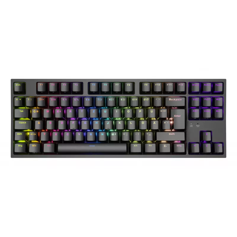 GENESIS Thor 404 TKL klaviatuur Gaming USB QWERTZ Saksa Must