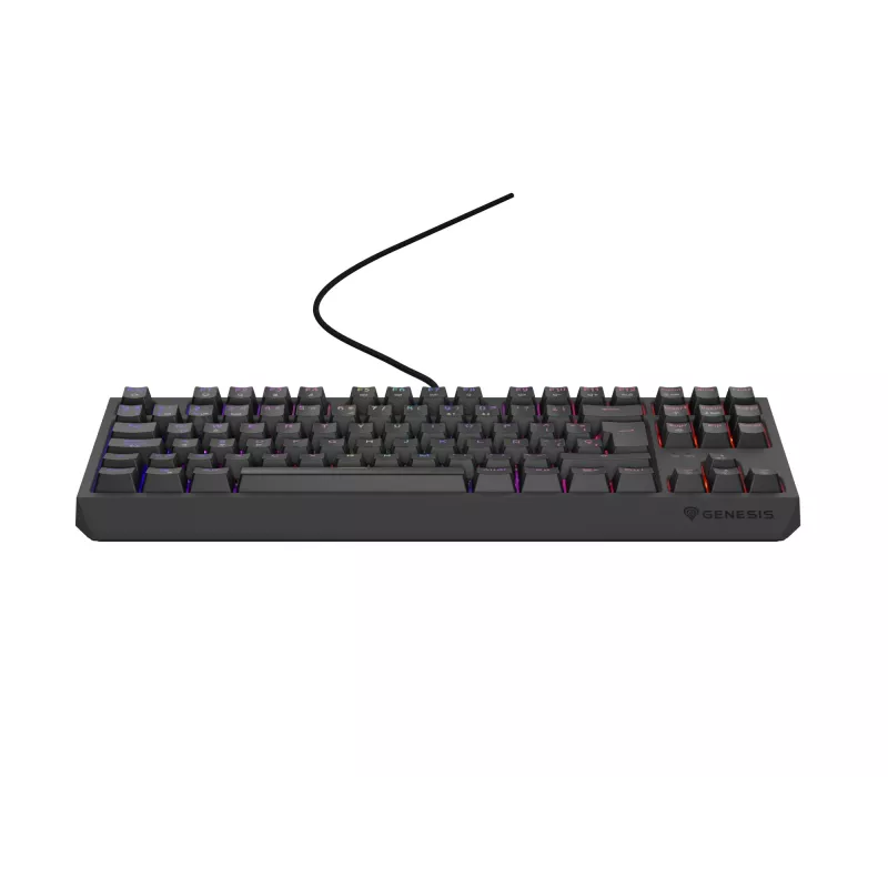 GENESIS Thor 230 TKL klaviatuur Mängimine USB QWERTY Hispaania Must