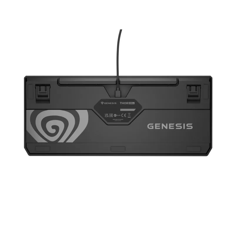 GENESIS Thor 230 TKL klaviatuur Mängimine USB QWERTY Hispaania Must