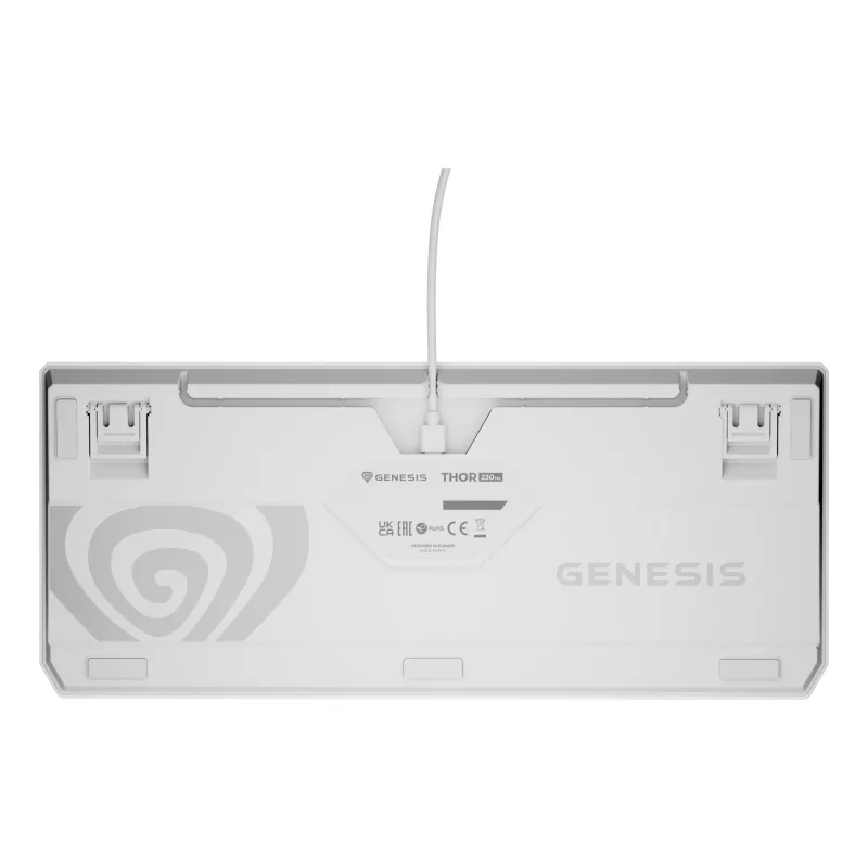 GENESIS Thor 230 TKL klaviatuur Mängimine USB QWERTY USA inglise Valge