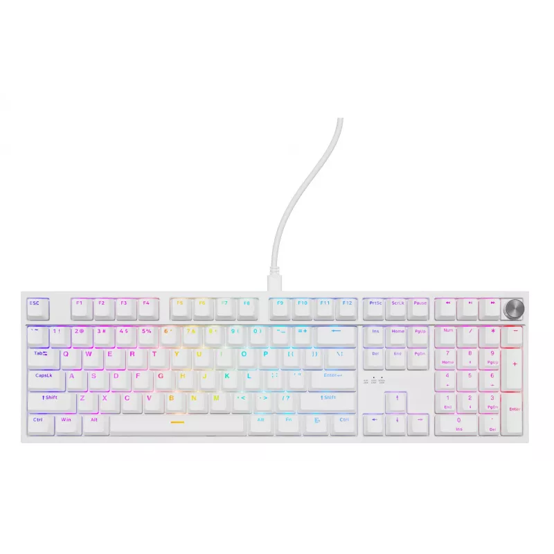 GENESIS NKG-2300 klaviatuur Universaalne USB QWERTY inglise keel Valge